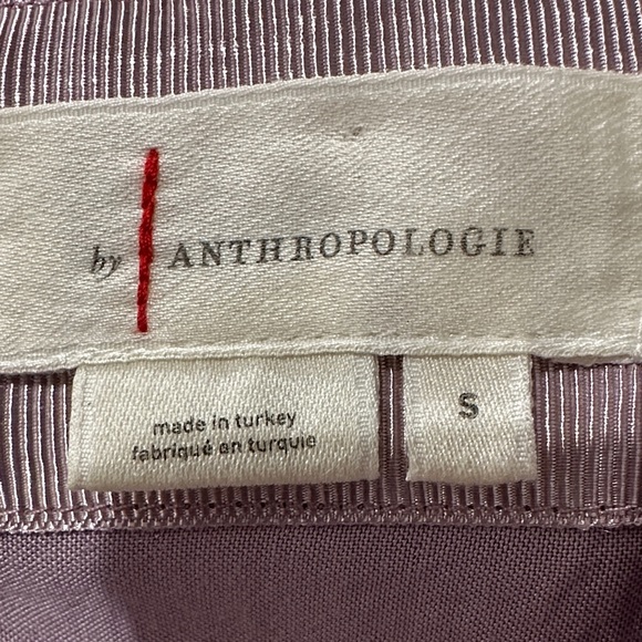 Anthropologie Mauve Purple Lace Inset Embroidered Boho Mini Tunic Dress Size S - Picture 14 of 16